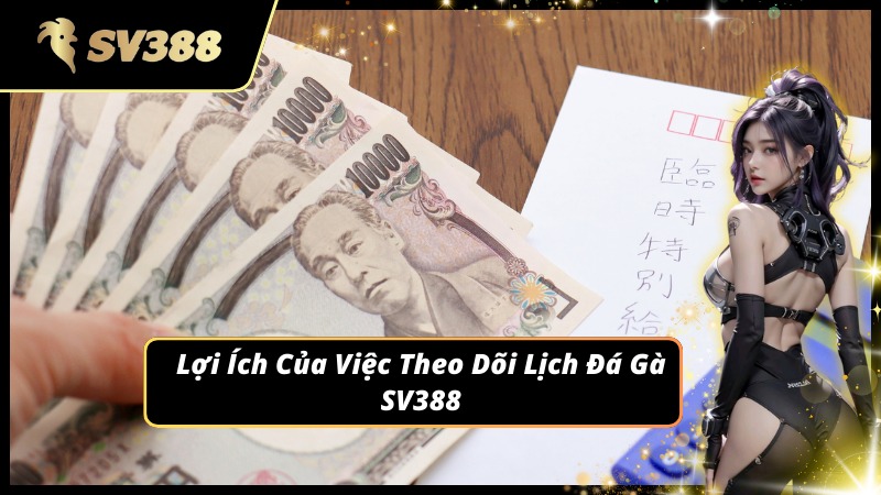 Lợi ích mà người chơi có được của việc theo dõi lịch đá gà SV388