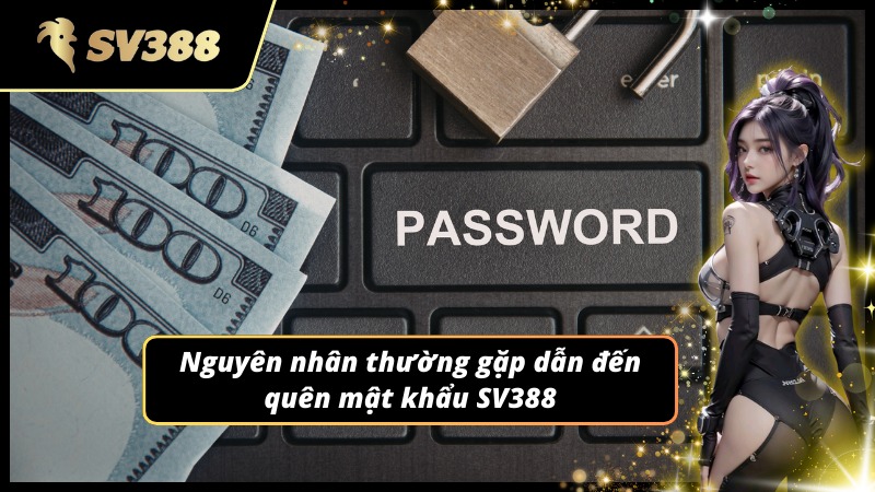 Nguyên nhân dẫn đến người chơi bị quên mật khẩu SV388